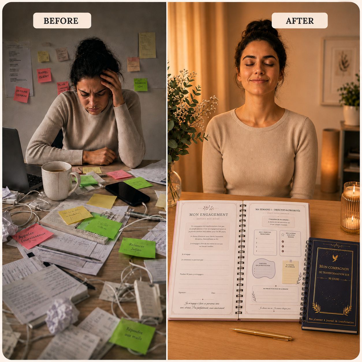 Mon Compagnon de Transformation  Planner 90 jours